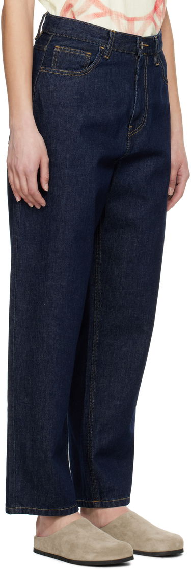 Дънки Carhartt WIP Relaxed Fit Denim Jeans Синьо | I031918 0102, 4