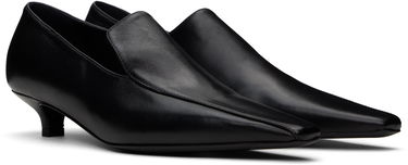 Кецове и обувки TOTEME Leather Kitten Heel Pumps Черно | 251-WAS4692-LE0104, 3