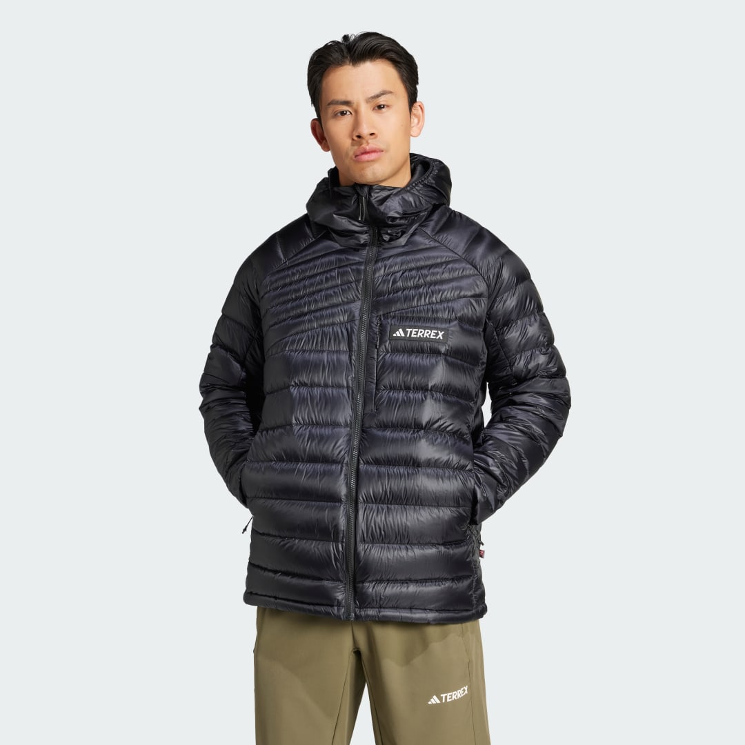 Пухо яке adidas Performance Terrex Xperior Cold.Rdy Down Hooded Jacket Черно | IT3238, 0