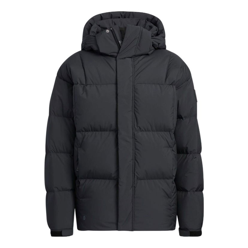 Пухо яке adidas Originals Hooded Puffer Jacket Черно | HN2134
