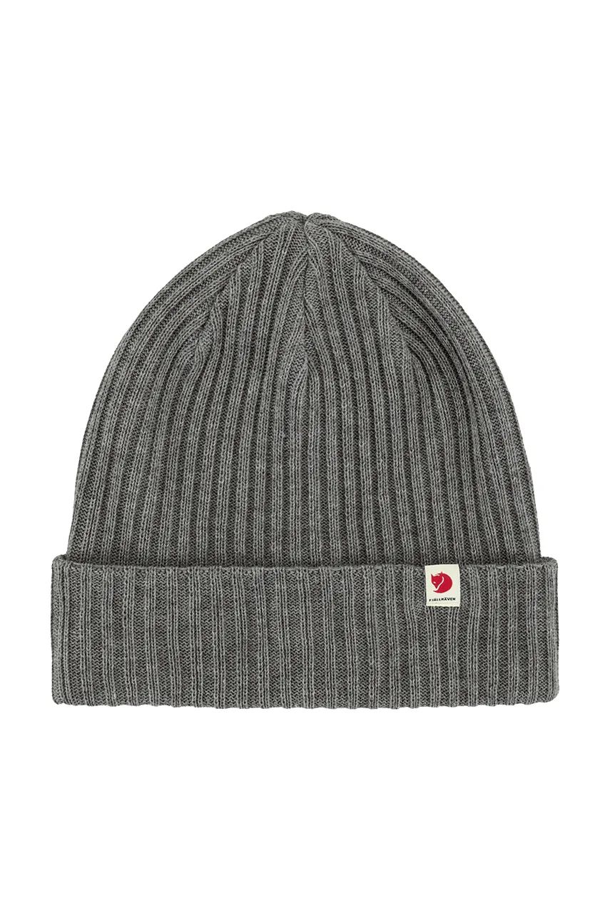 Шапка FJÄLLRÄVEN Rib Hat Beanie Сиво | F13100184.020, 0