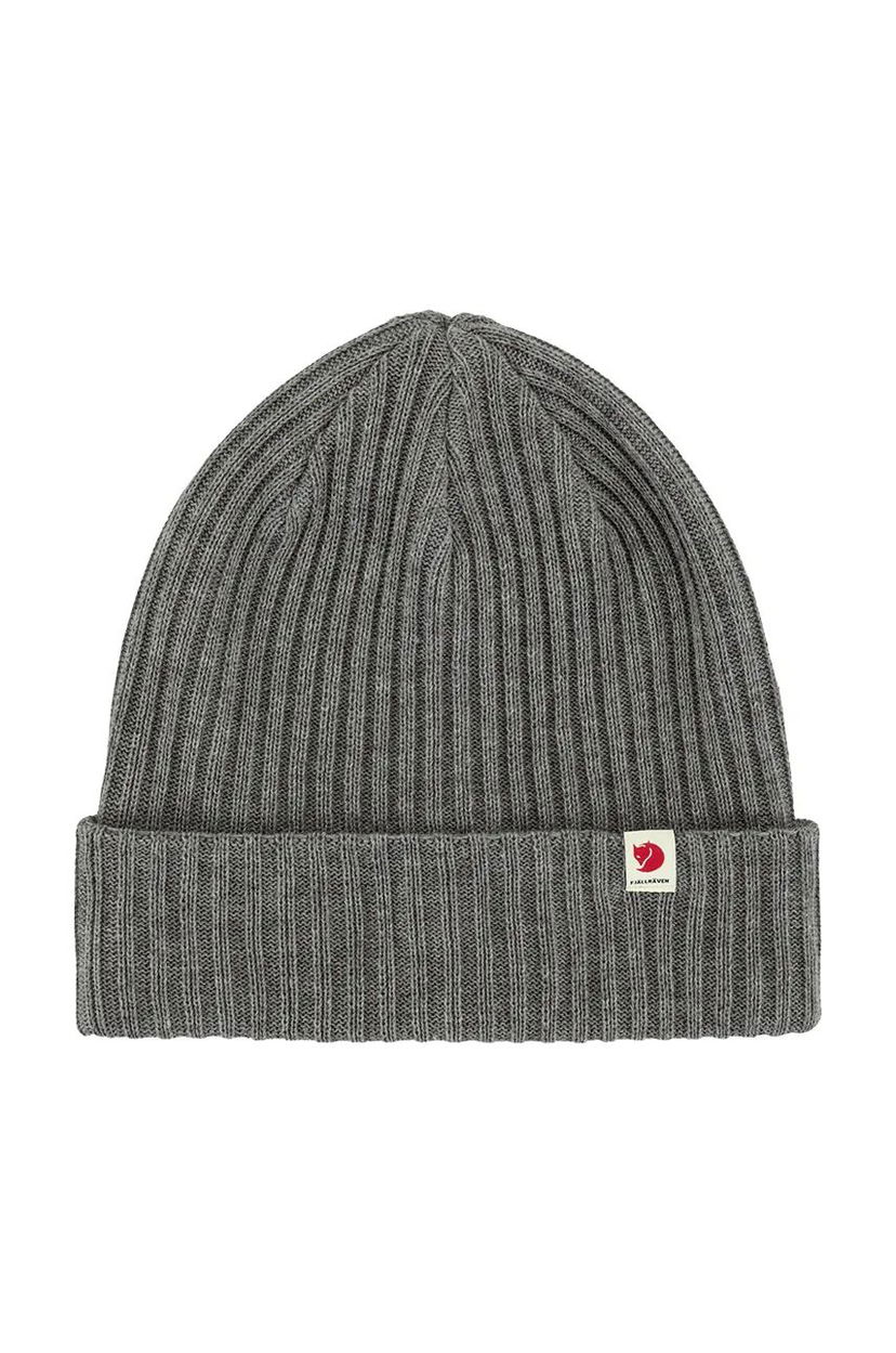 Шапка FJÄLLRÄVEN Rib Hat Beanie Сиво | F13100184.020