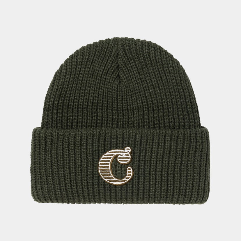 Шапка Carhartt WIP Carhartt WIP Cold World Knit Beanie Зелено | I035604_2