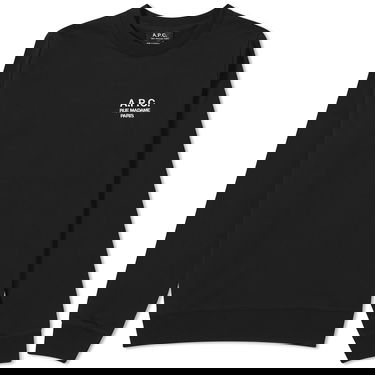 Суитчър A.P.C. Skye Logo Sweatshirt Черно | COEZD-F27700-LZZ, 0