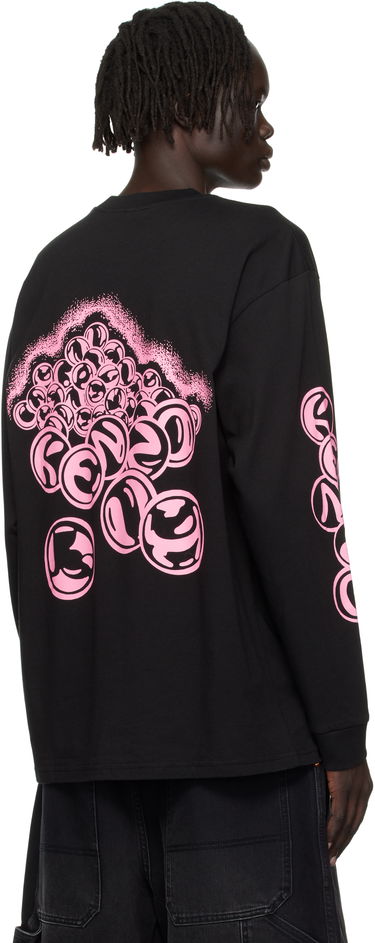 Тениска KENZO Kenzo Paris 'KENZO Pachinko' Relax Fit Long Sleeve Tee Черно | FF65TL3524SG, 2