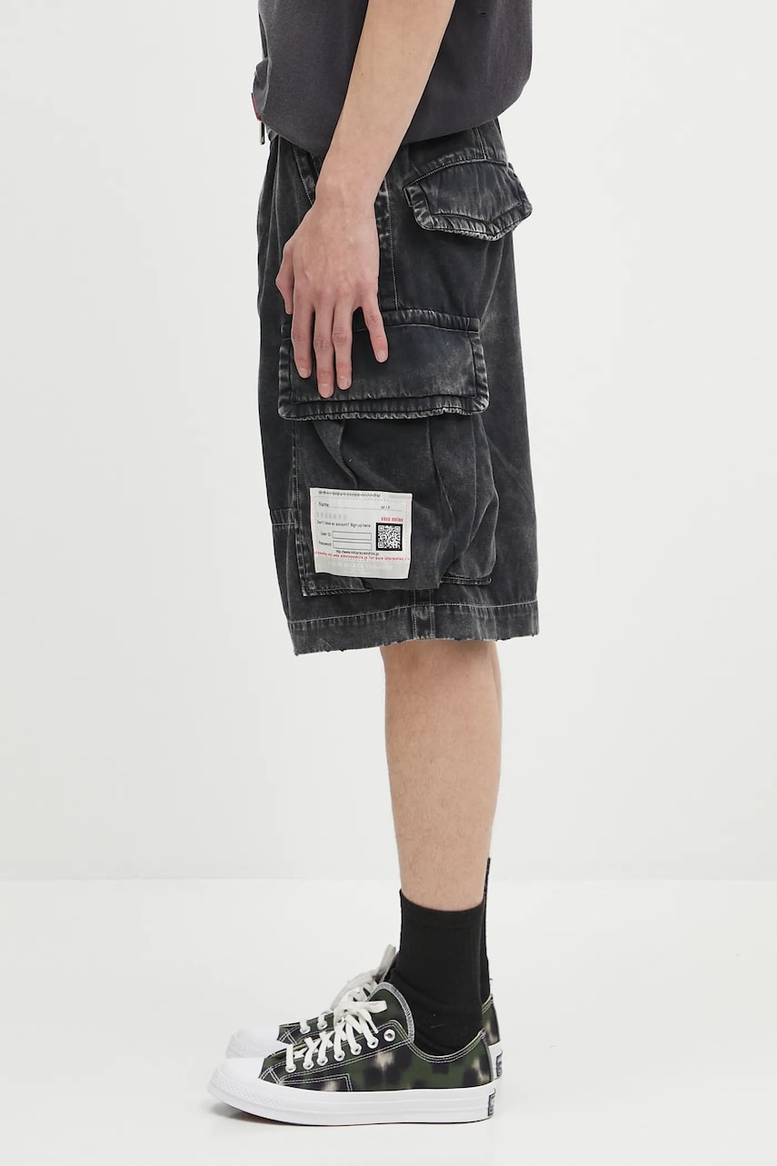 Къси панталони Maison MIHARA YASUHIRO Maison MIHARA YASUHIRO Amateur Sewn Cargo Shorts Черно | A14PT054, 1
