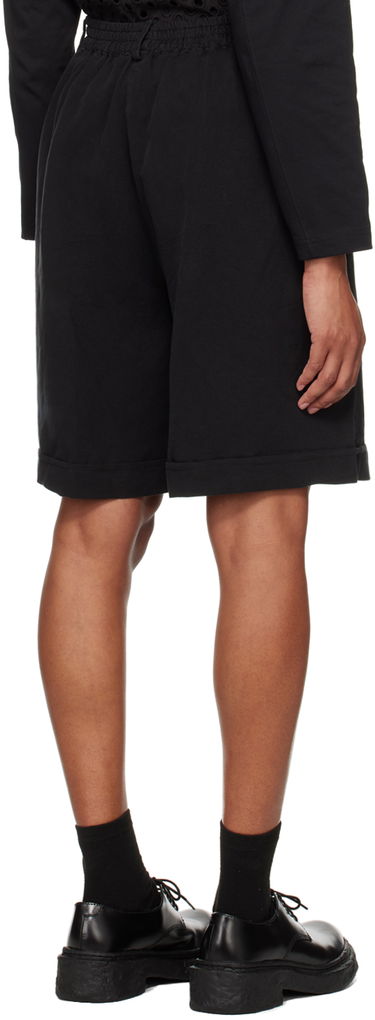 Къси панталони YMC Long Walking Shorts Черно | Q9WAA, 2