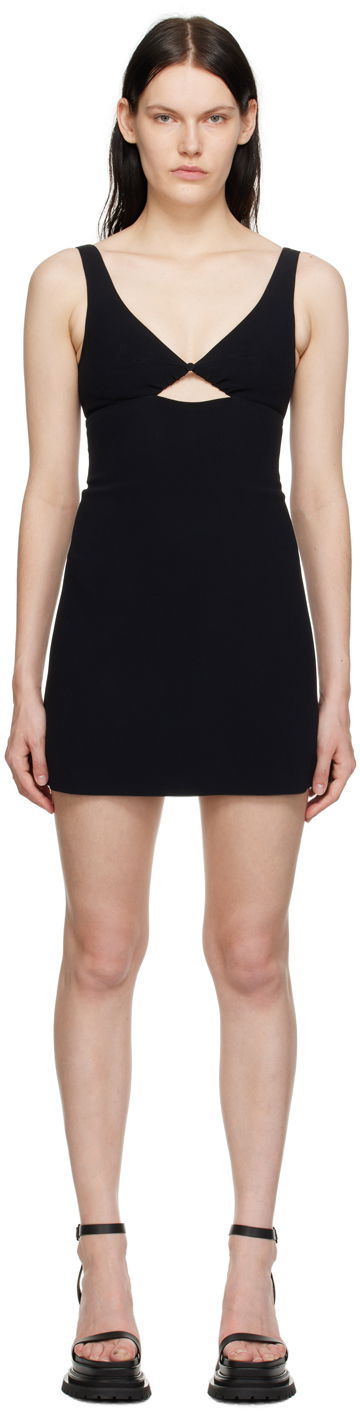Pокля AMI Cutout Minidress Черно | FDR101.273, 0