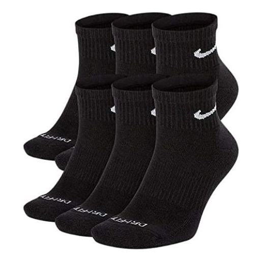 Чорапи Nike Everyday Plus Cushioned Logo Quarter Socks Черно | SX6899-010, 0