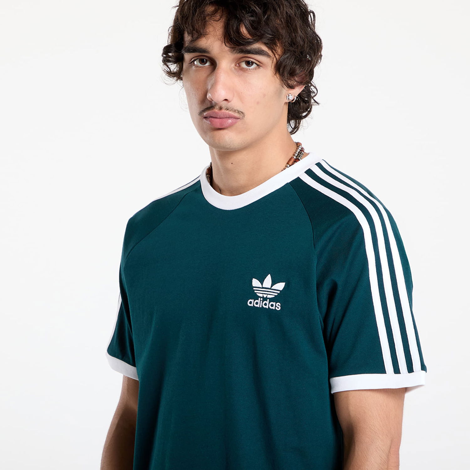 Тениска adidas Performance Adicolor Classics 3-Stripes Tee Зелено | JY1374, 1