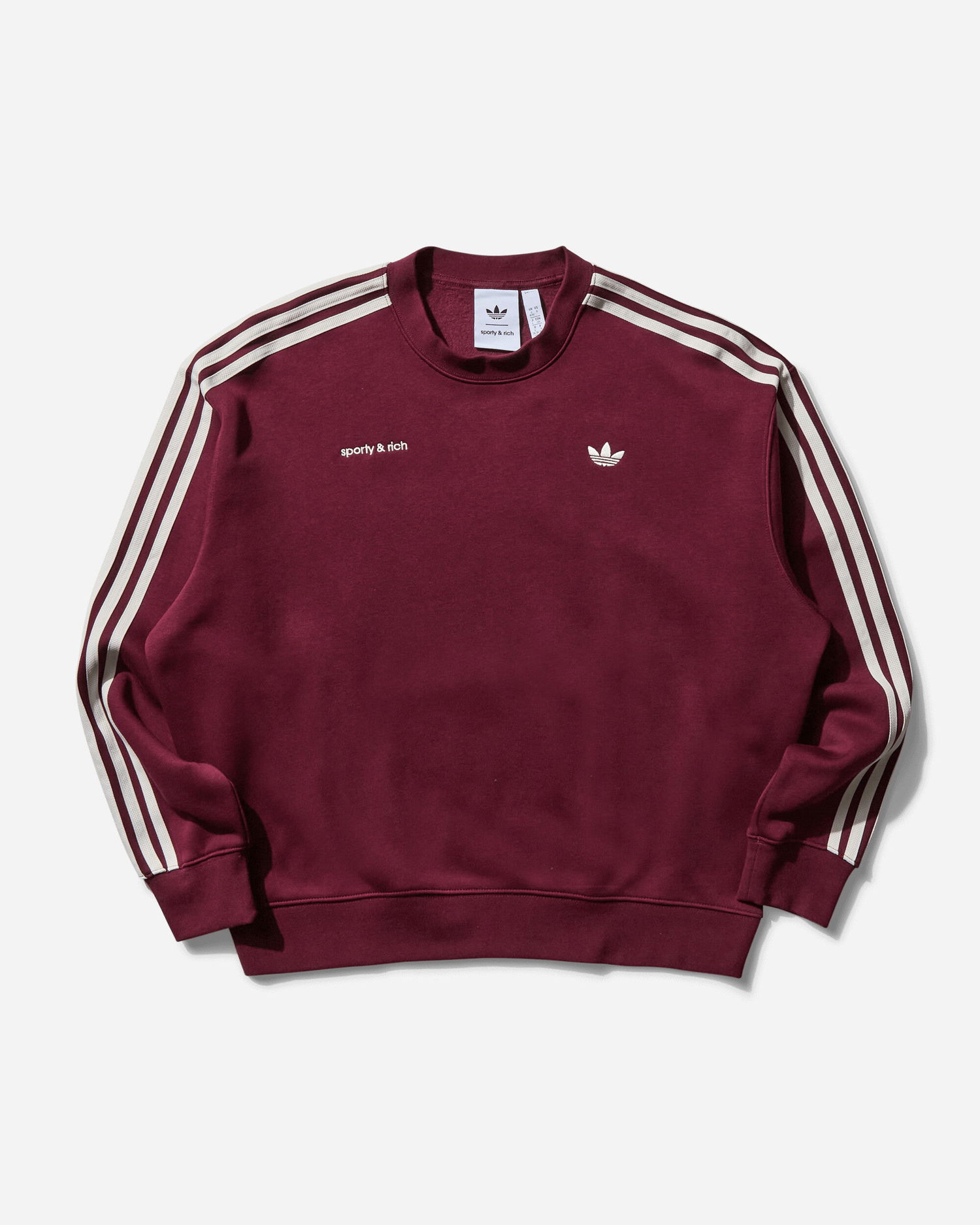 Пуловер adidas Originals Sporty & Rich Sweatshirt Бургунди | JN5321, 1