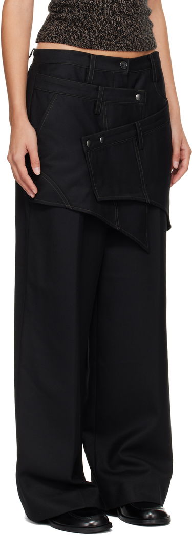 Панталони Andersson Bell Crossover Wrap Tailored Trousers Черно | apa862w, 1