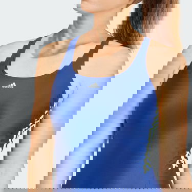 Бански adidas Performance Mid 3-Stripes Swimsuit Тъмно синьо | IT6292, 5