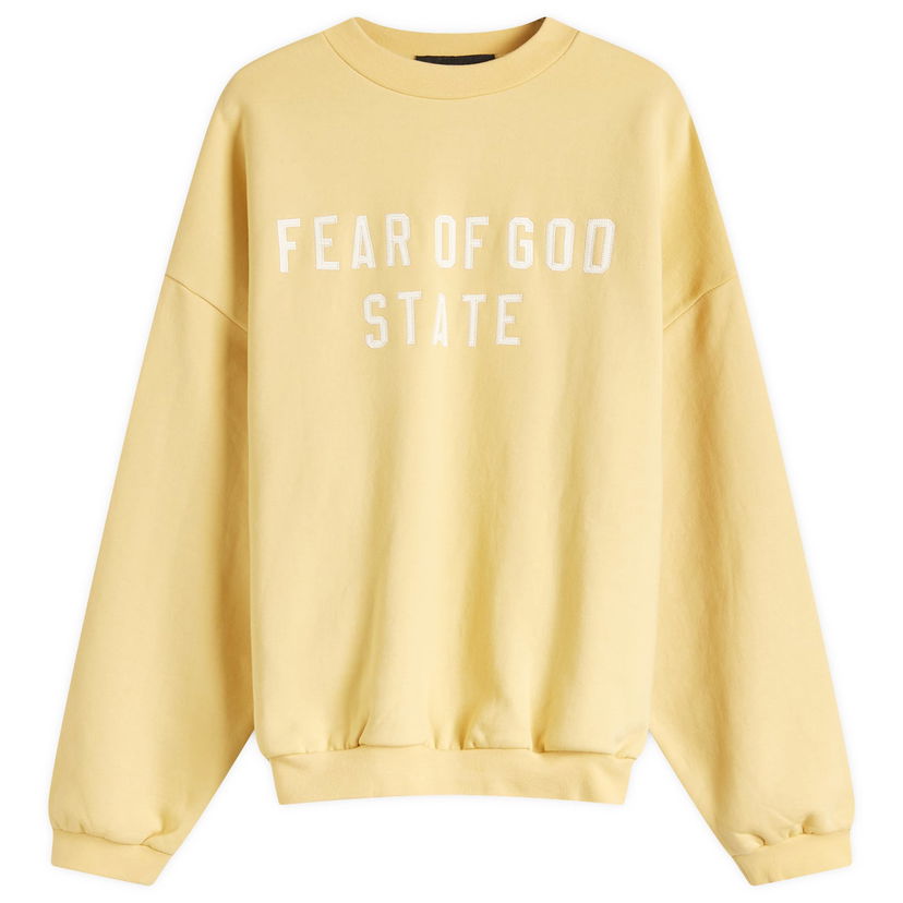 Суитчър Fear of God Heavy Fleece Crew Sweat Жълто | 192BT246233F