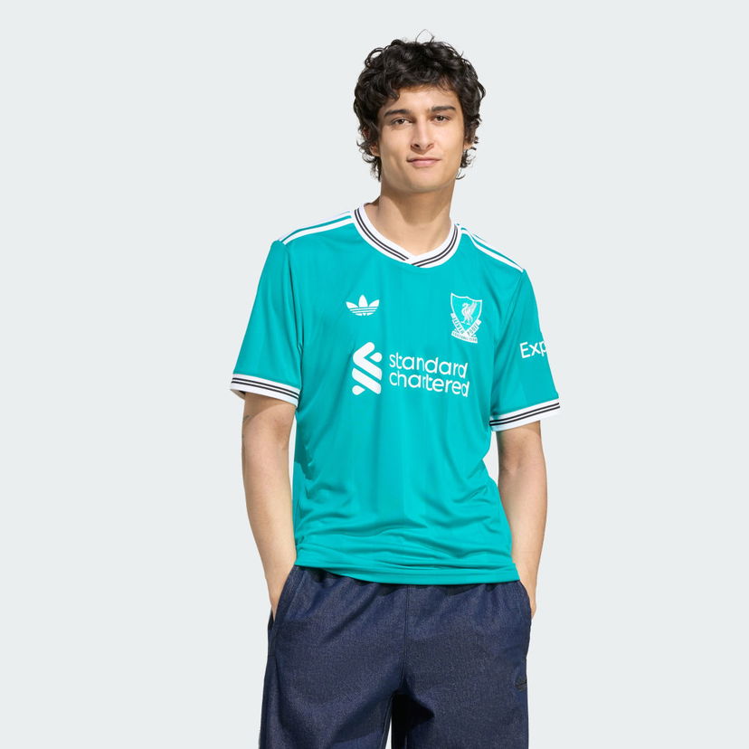 Фланелка adidas Performance Liverpool FC Third Kit 25/26 Тюркоазено | JV6428