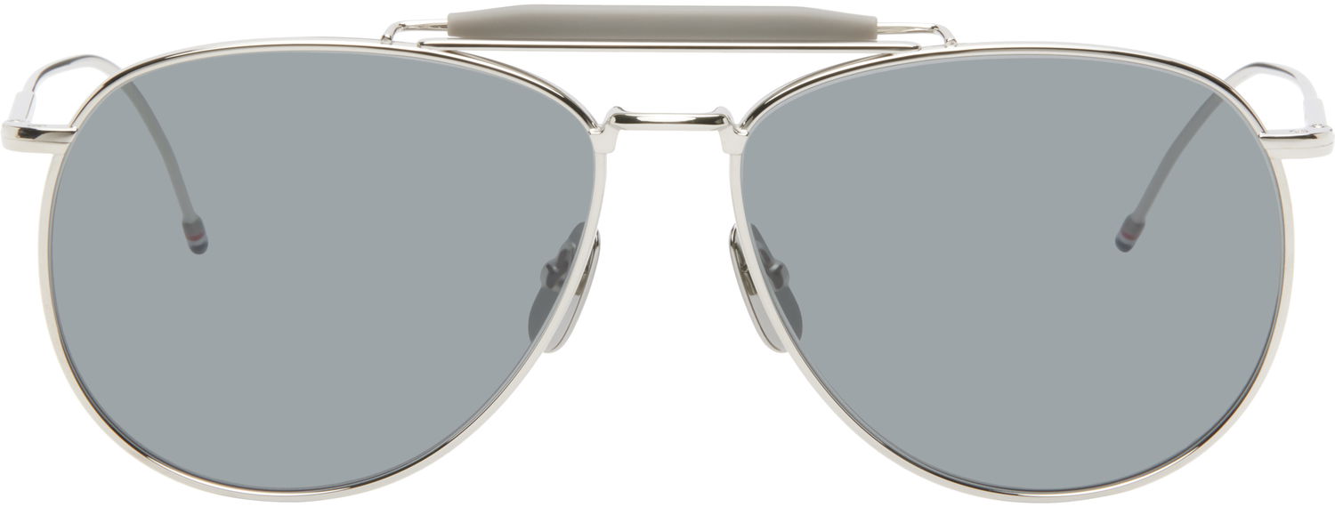Слънчеви очила Thom Browne Aviator Sunglasses Сиво | UES015A-G0001, 0