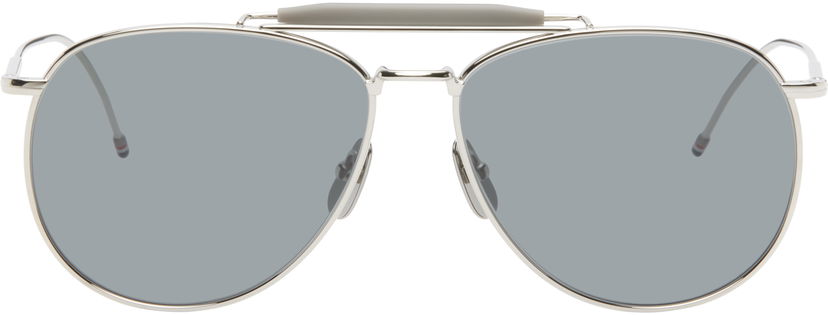 Слънчеви очила Thom Browne Aviator Sunglasses Сиво | UES015A-G0001