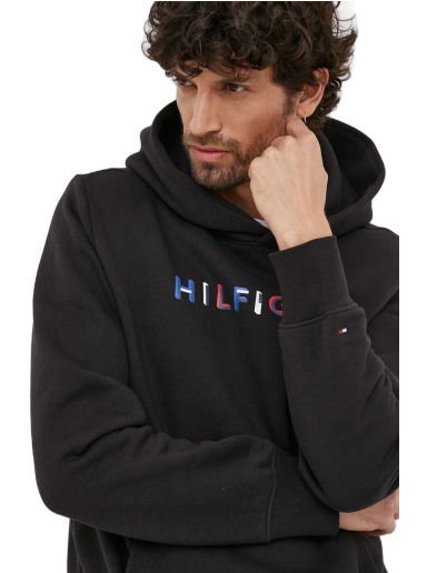 Суитчър Tommy Hilfiger Logo Hoodie Черно | MW0MW32014