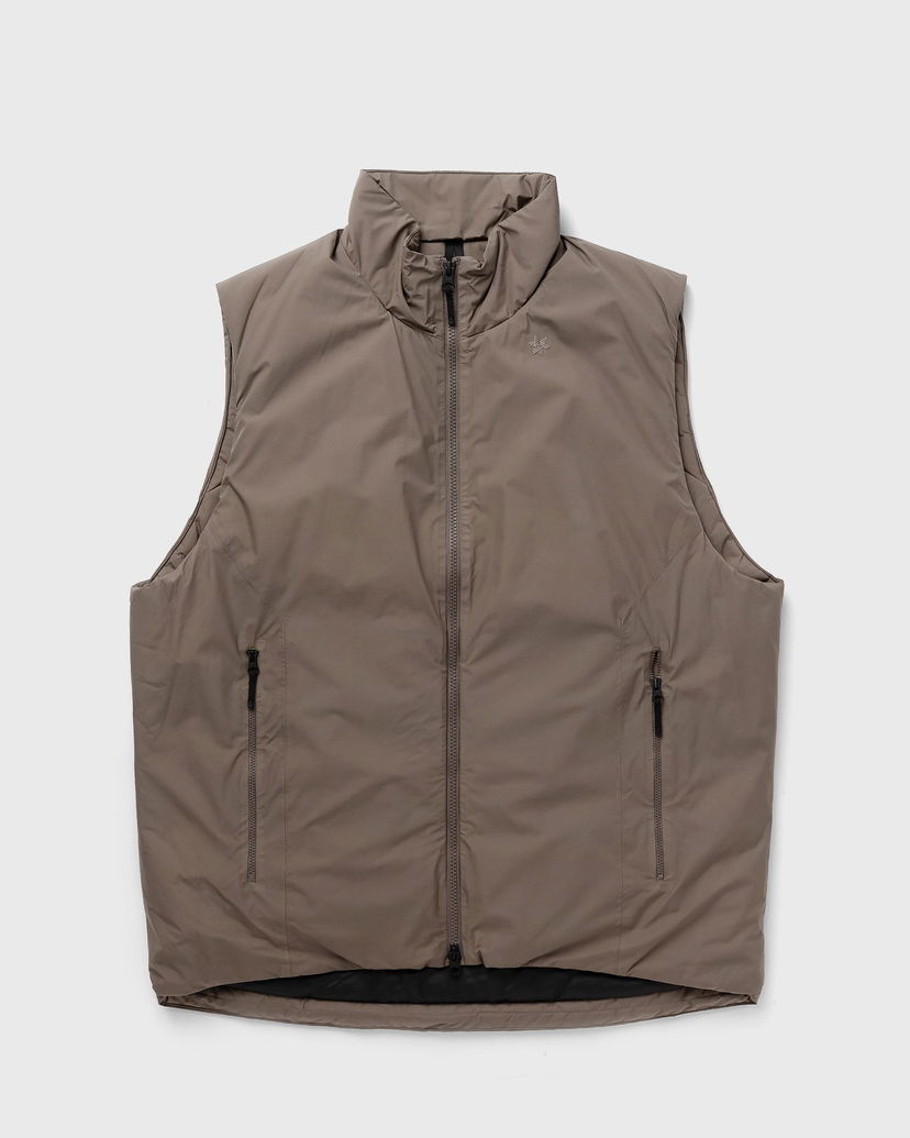 Жилетка Goldwin GORE-TEX WINDSTOPPER Puffy Mil Vest Зелено | GL23344-TAUPE-GRAY