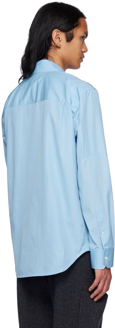 Риза Helmut Lang Helmut Lang Cargo Pocket Shirt Синьо | M10HM504, 2