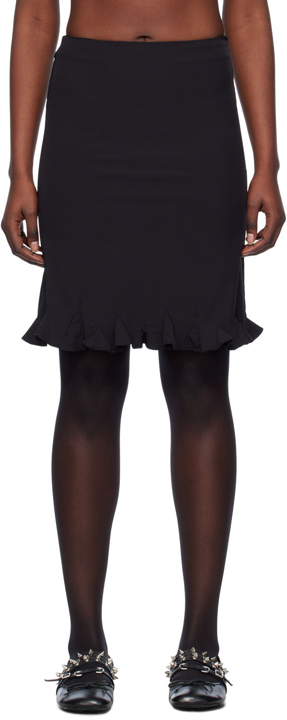 Пола We11done We11done Flared Midi Skirt Черно | WD-SK0-24-271-W-BK, 0