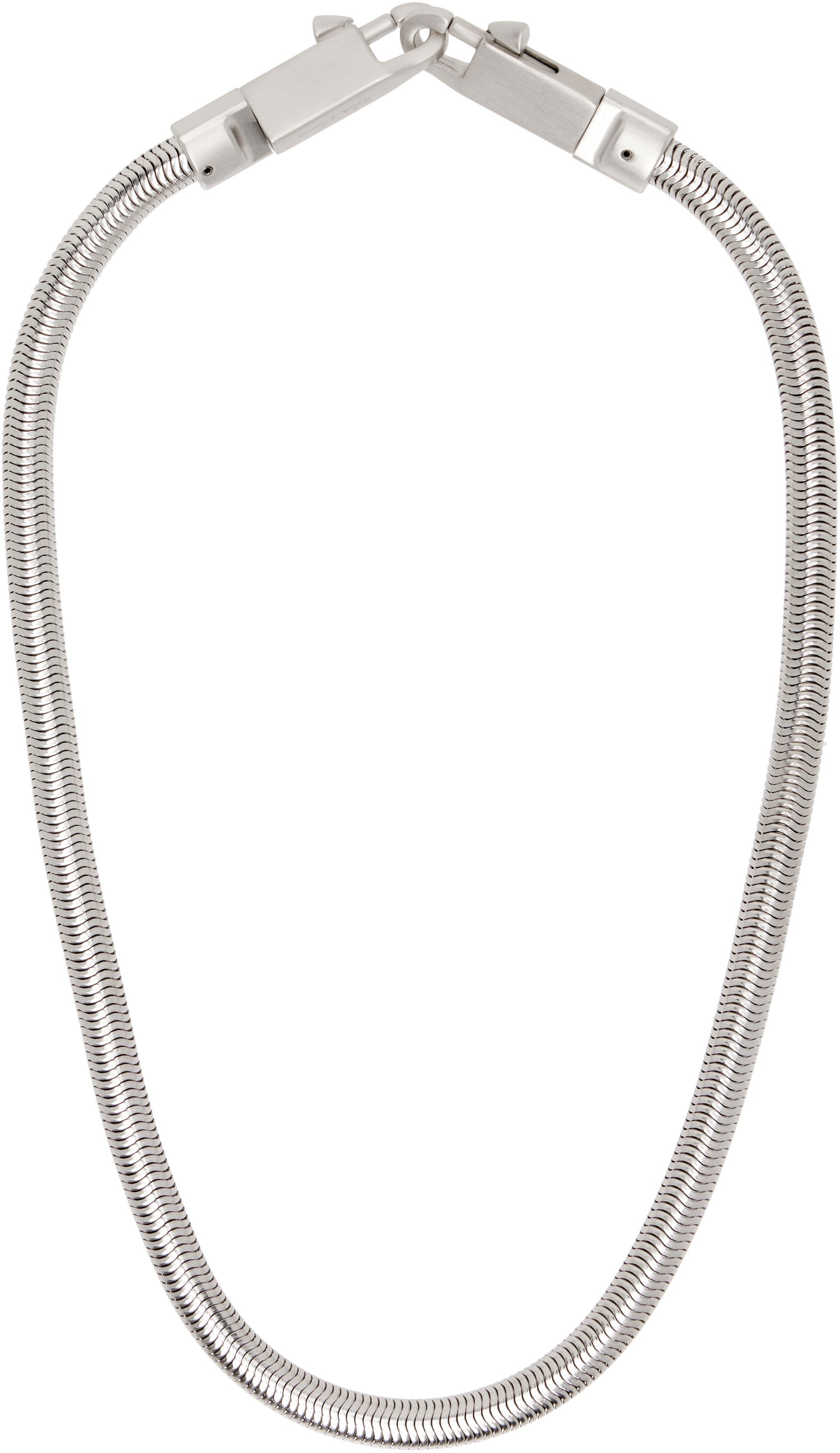 Колие Rick Owens Rick Owens Concordians Snake Chain Necklace Металик | RA02E0796 MET, 0