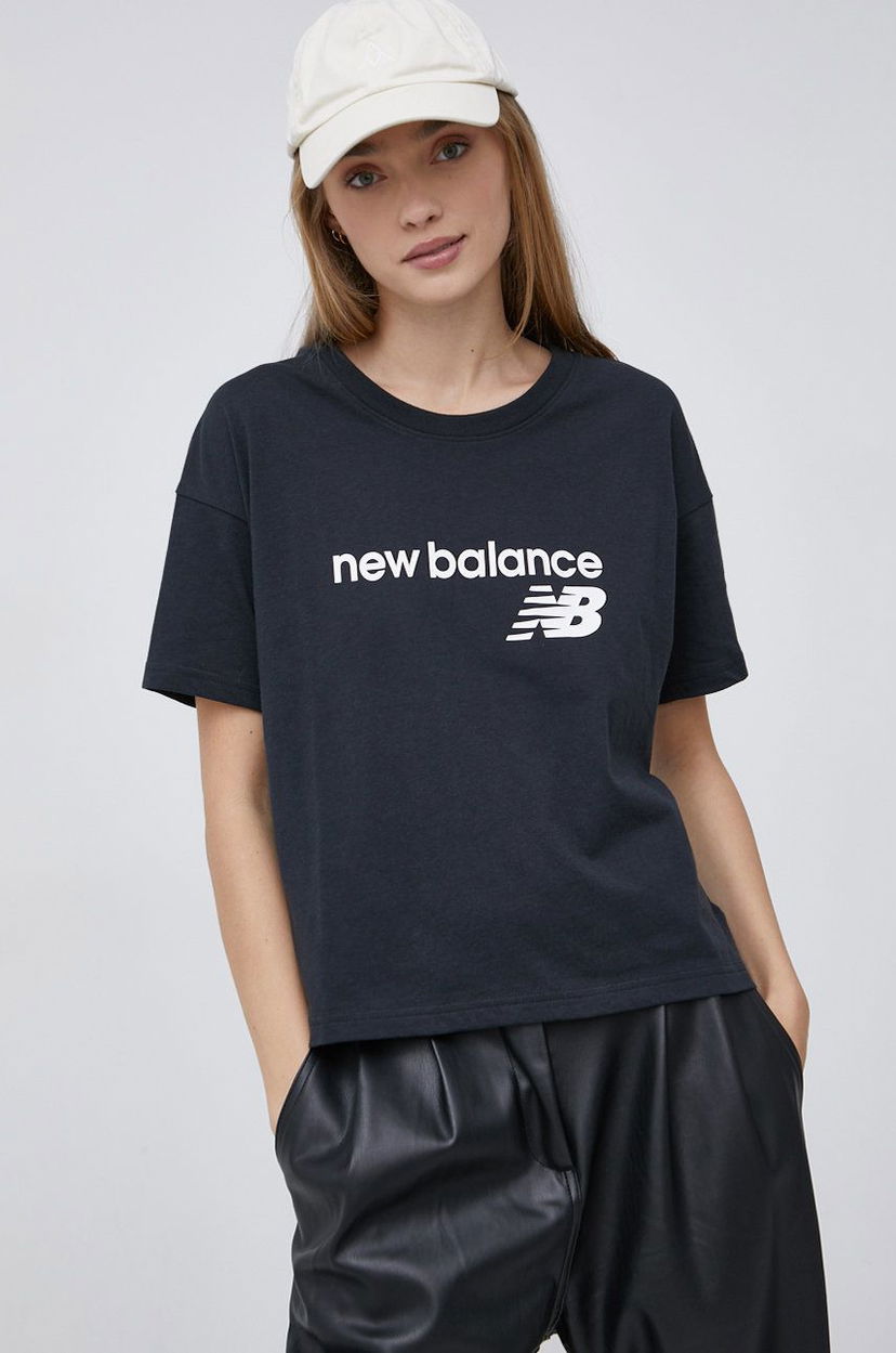 Тениска New Balance t-Shirt Черно | WT03805BK