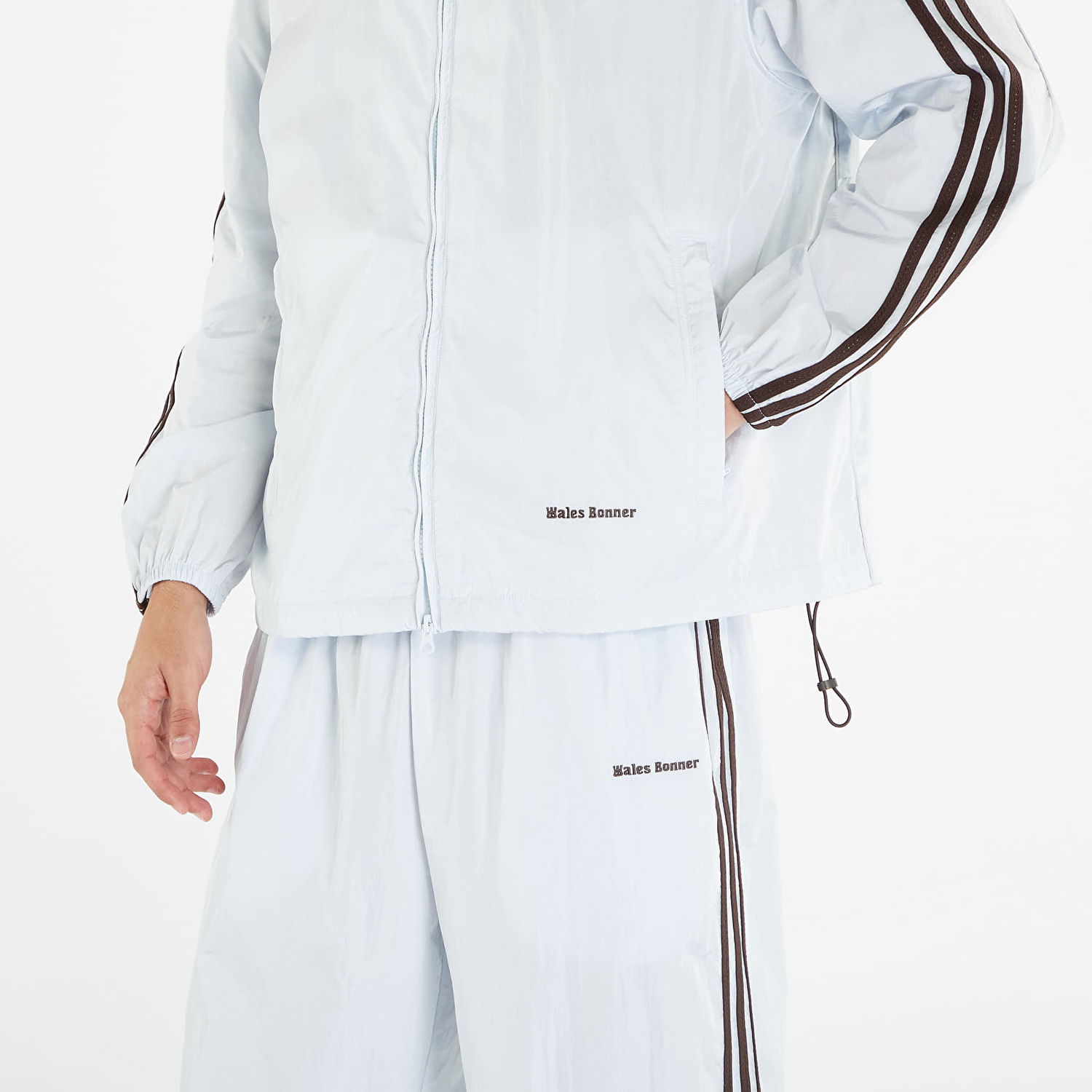 Ветровка adidas Originals Wales Bonner x Nylon Track Top "Blue Tint" Бяло | IT9783, 1