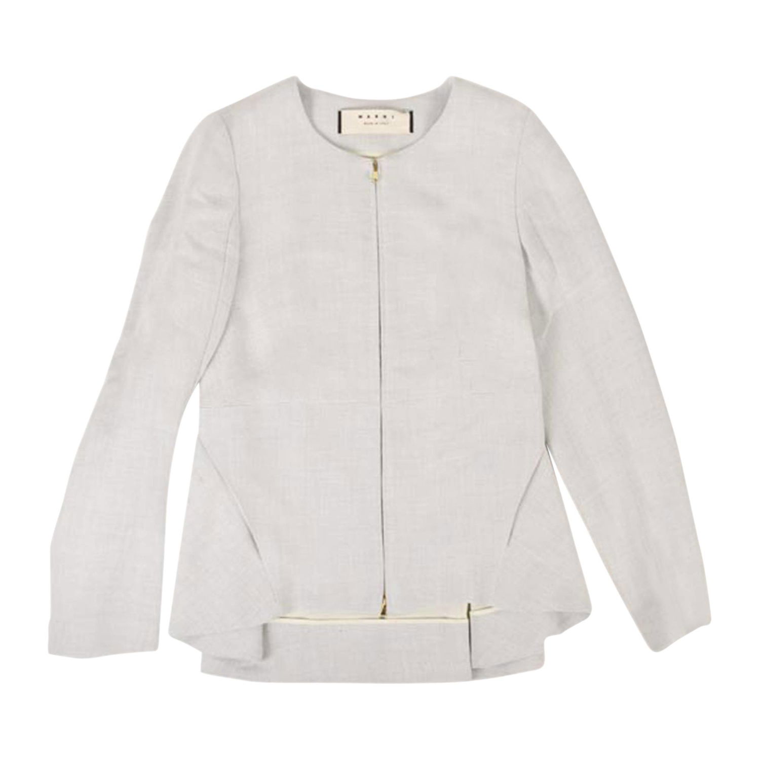 Яке Marni Marni Zip Linen Jacket Сиво | GIMAQ22U01TV455 00W01, 1
