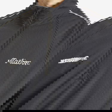 Ветровка Neighborhood Malbon Golf Quarter Zip Jacket, Size Large Черно | 251TS54N-JKM02-BLK, 5