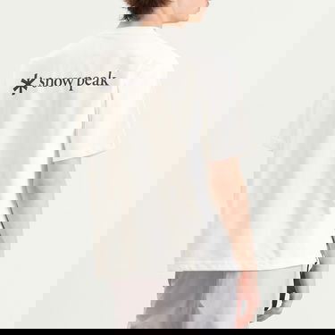 Тениска Snow Peak Snow Peak Back Printed Logo T-Shirt, Size Small Бяло | NSD-TS-25AU004-OFW, 3