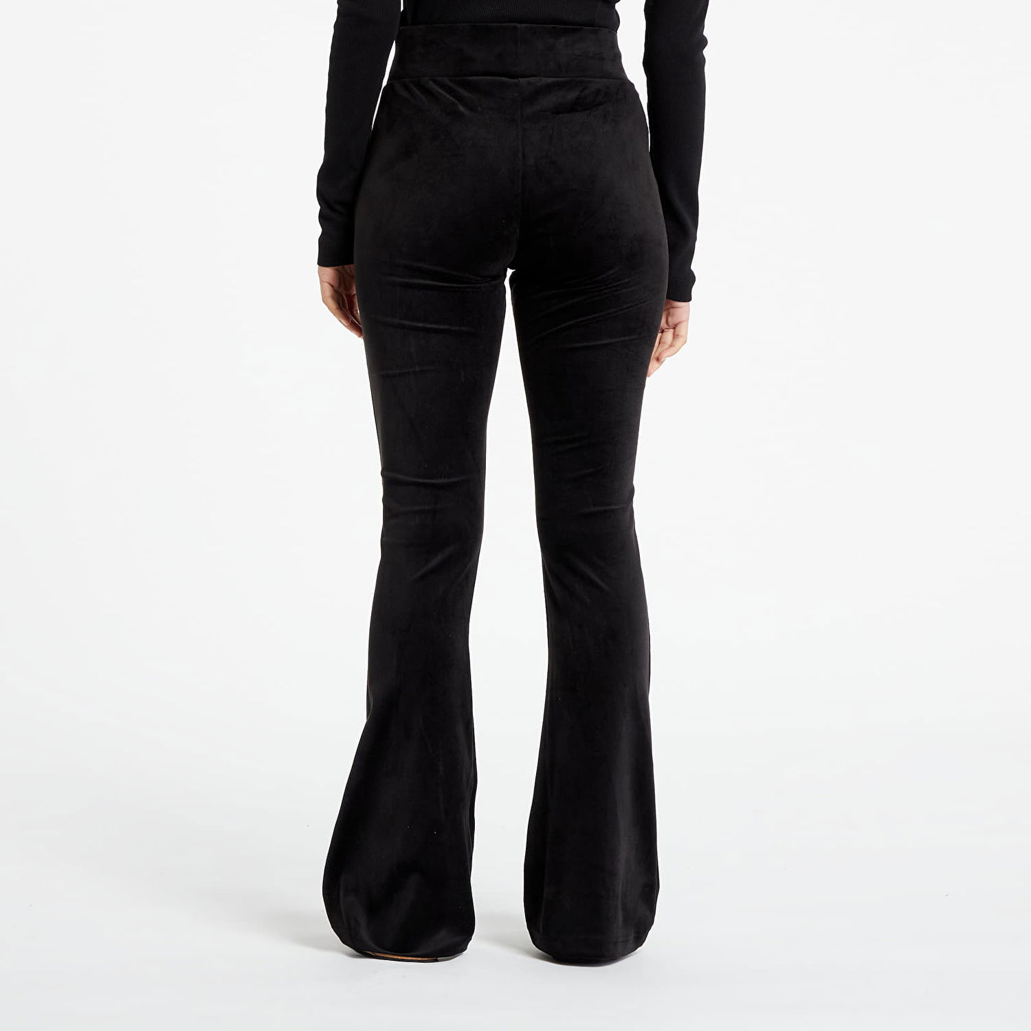Спортни панталони Karl Kani Small Signature Flared Velvet Pants Черно | KW234-034-2, 1