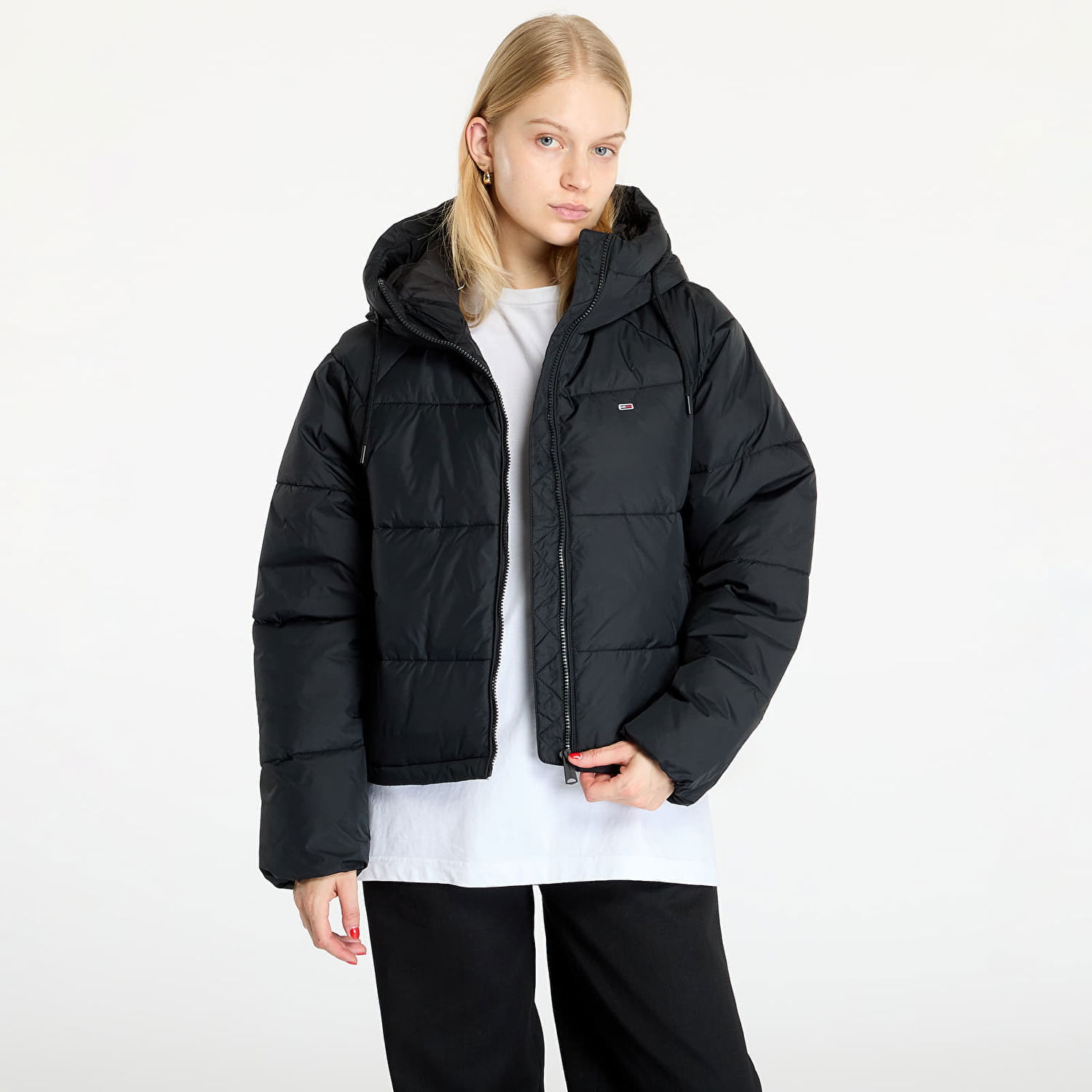 Пухо яке Tommy Hilfiger Vail Puffer Jacket Black Черно | DW0DW18841 BDS, 0