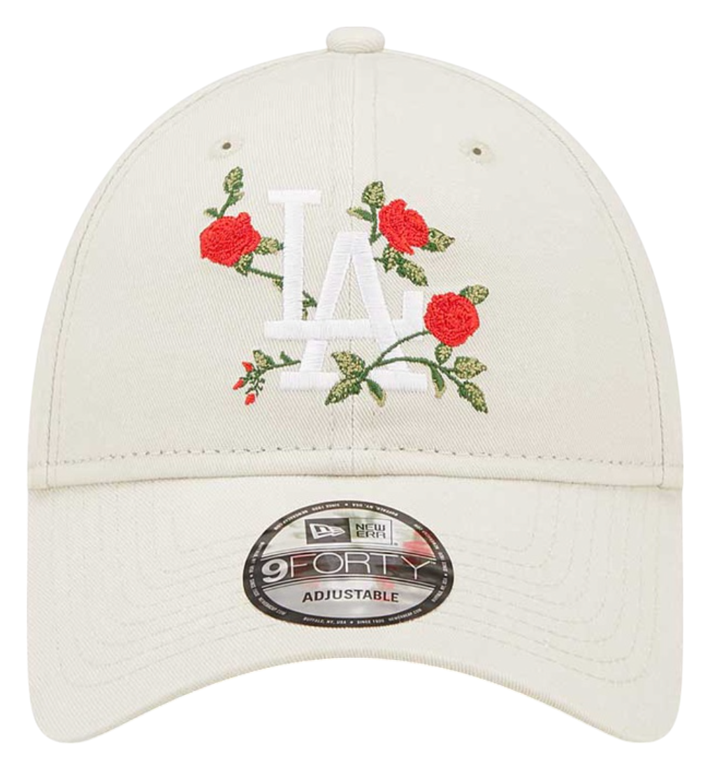 Шапка с козирка New Era Los Angeles Dodgers 9FORTY Flower Adjustable Cap Бежово | 60298812, 1