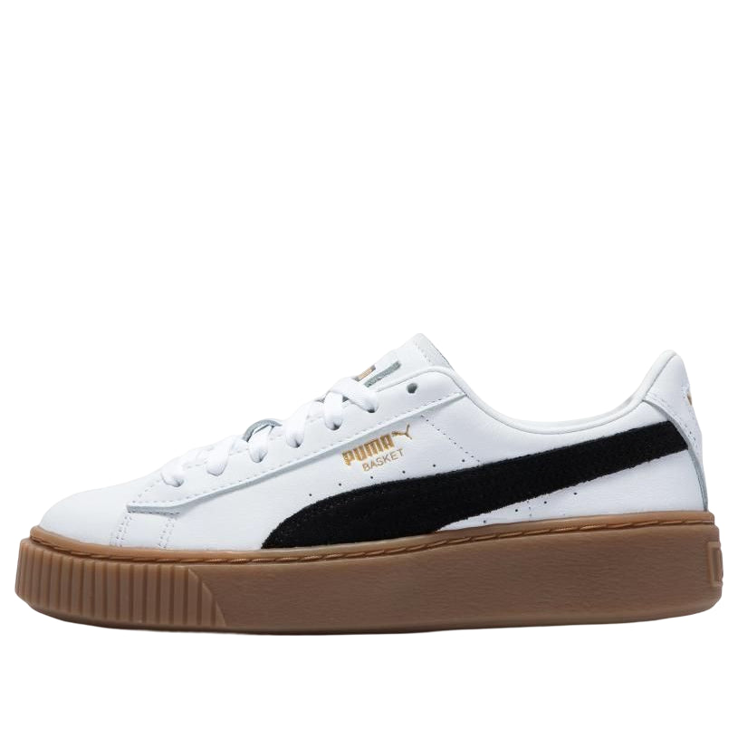 Кецове и обувки Puma Basket Platform L Бяло | 394369-01