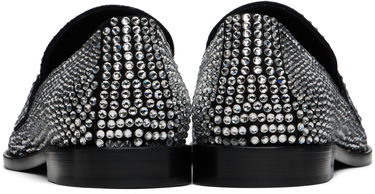 Аксесоари Amina Muaddi Amina Muaddi Tilda Crystal Loafers Черно | TILDA CRYSTAL LOAFER SUEDE, 1