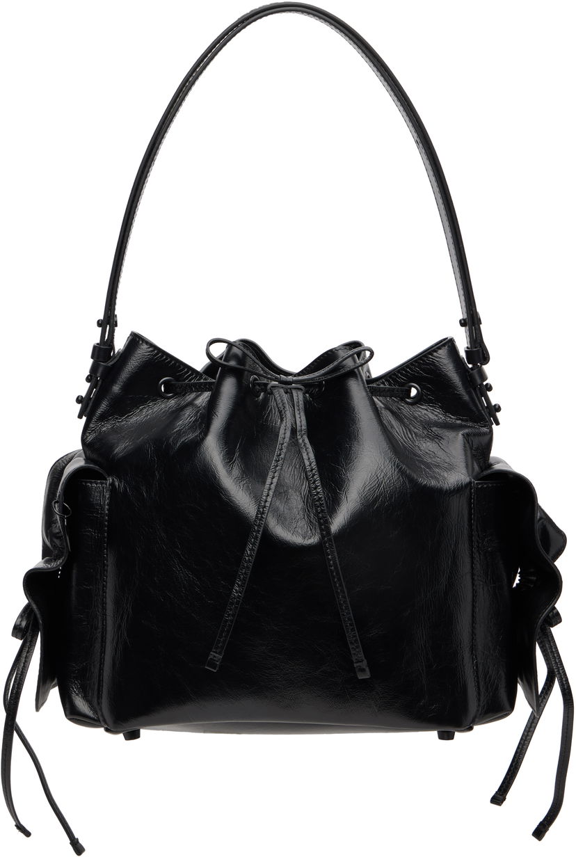 Дамска чанта Acne Studios Acne Studios Multipocket Bucket Bag Черно | A10457-