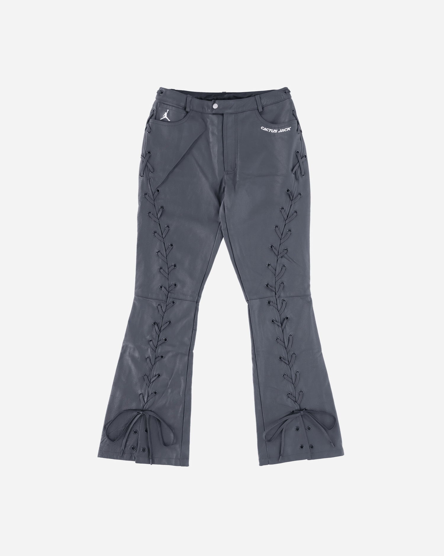 Панталони Jordan x Travis Scott Leather Lace Trousers Сиво | DX6170-070, 0