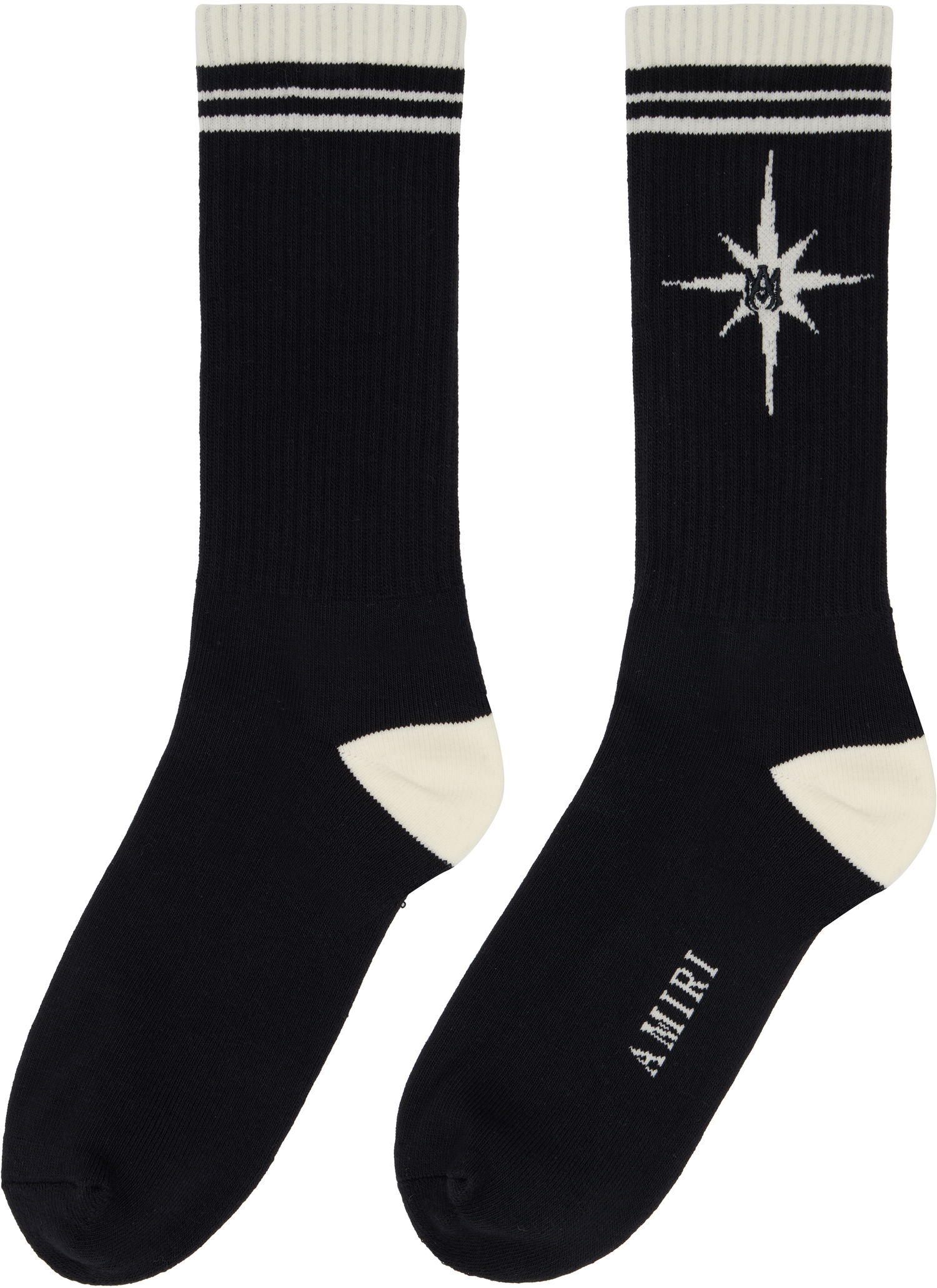 Чорапи AMIRI AMIRI Starburst Socks Черно | AMACSK1021, 1