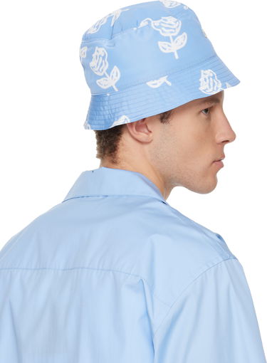 Шапка Marni Sprayed Roses Print Taffeta Bucket Hat Синьо | CLMC0055XU UTP796, 2