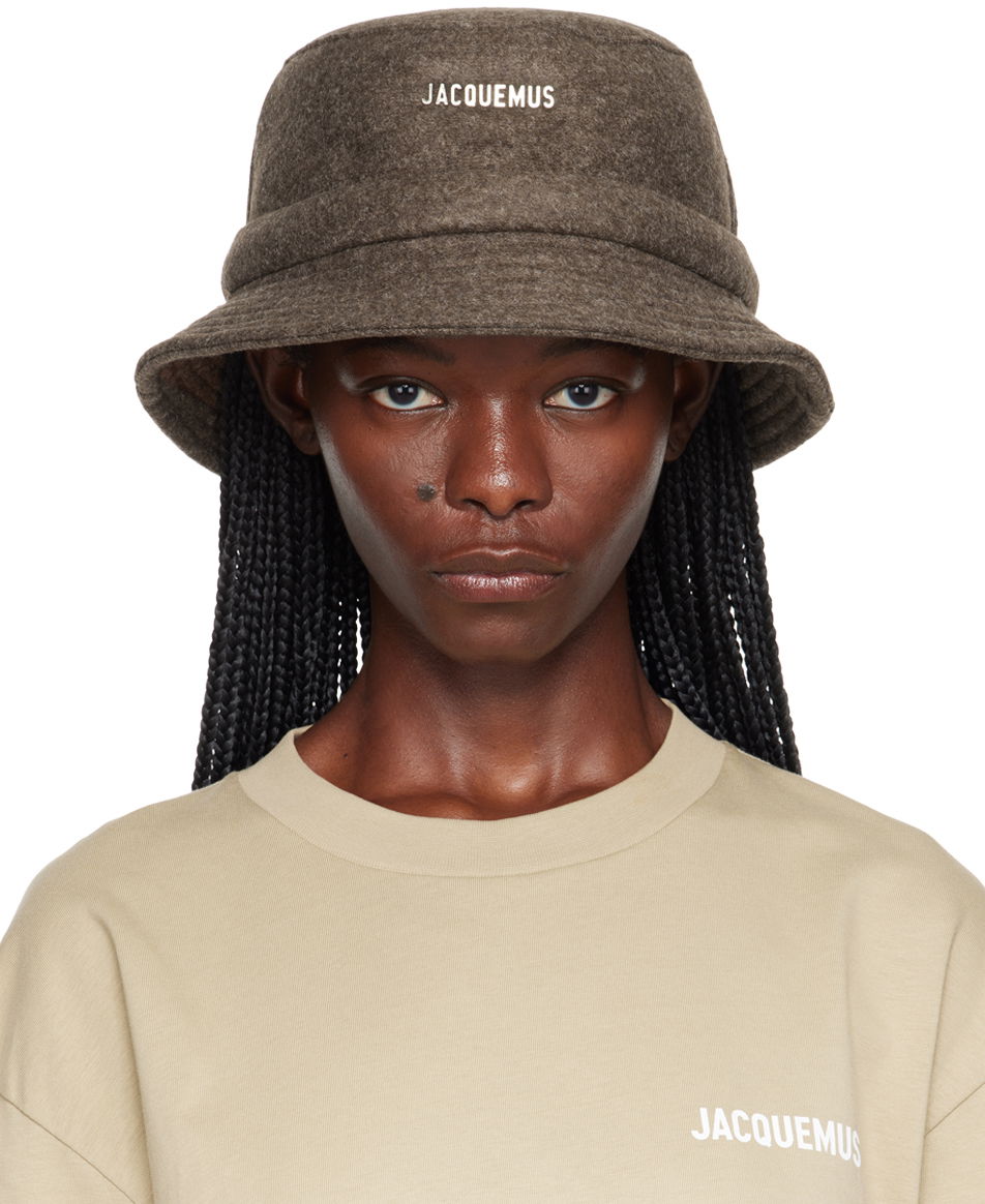 Шапка Jacquemus Le Chouchou 'Le Bob Gadjo' Bucket Зелено | 23H223AC001-1457, 0