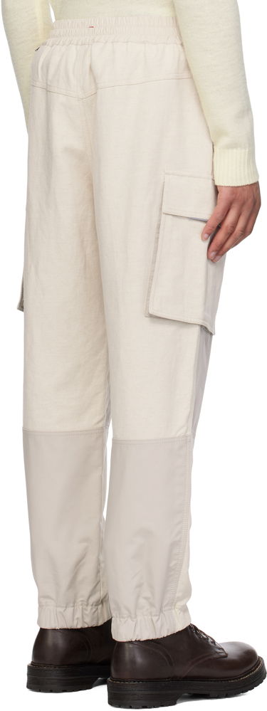 Карго панталони Moncler Moncler Grenoble x FRGMT Hiroshi Fujiwara Cotton & Linen Jogging Cargo Pants Бежово | K10972A00006598C3, 2
