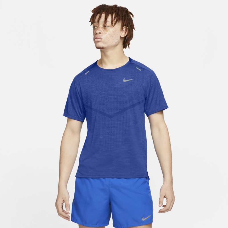 Тениска Nike Dri-FIT ADV Techknit Ultra Short-Sleeve Running Top Синьо | CZ9046-451, 0