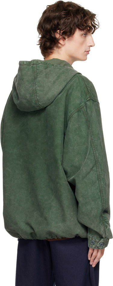 Яке JW Anderson JW Anderson Garment-Dyed Anorak Jacket Зелено | JK0397-PG1600, 2