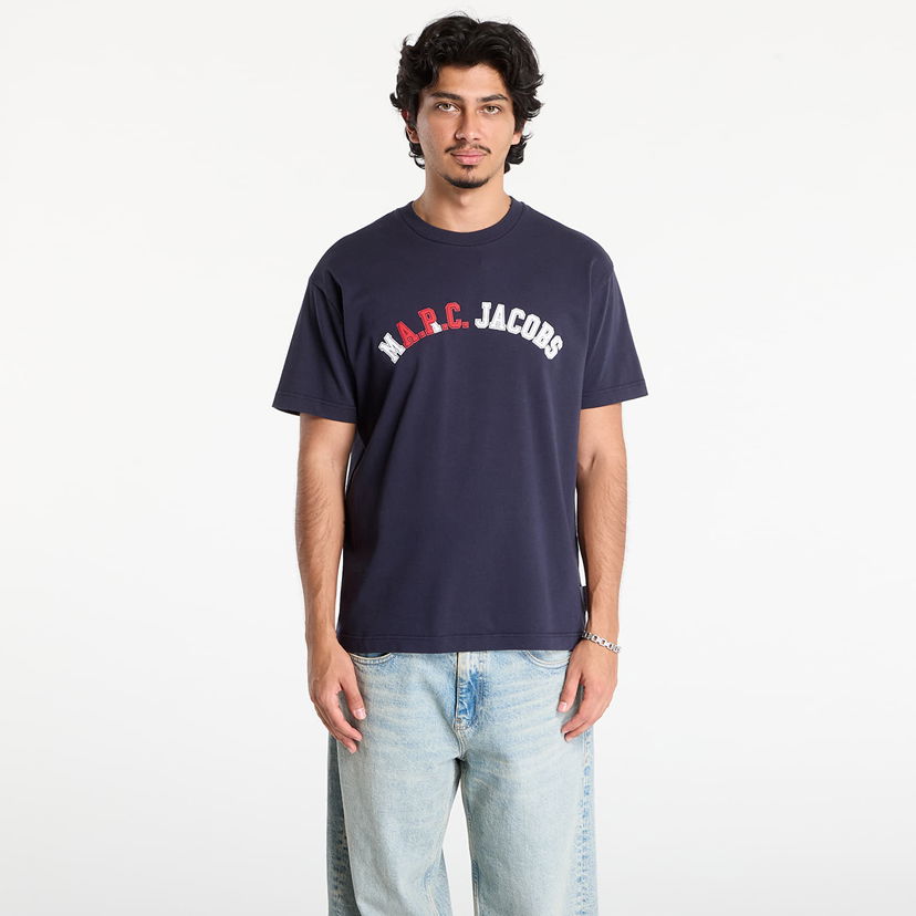 Тениска A.P.C. A.P.C. x Marc Jacobs Boxy Fit Tee Тъмно синьо | COHKS-H26554 IAK