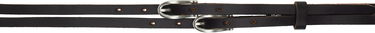 Колани OUR LEGACY Our Legacy Twin Tongue Leather Belt Черно | A2258TBC, 0
