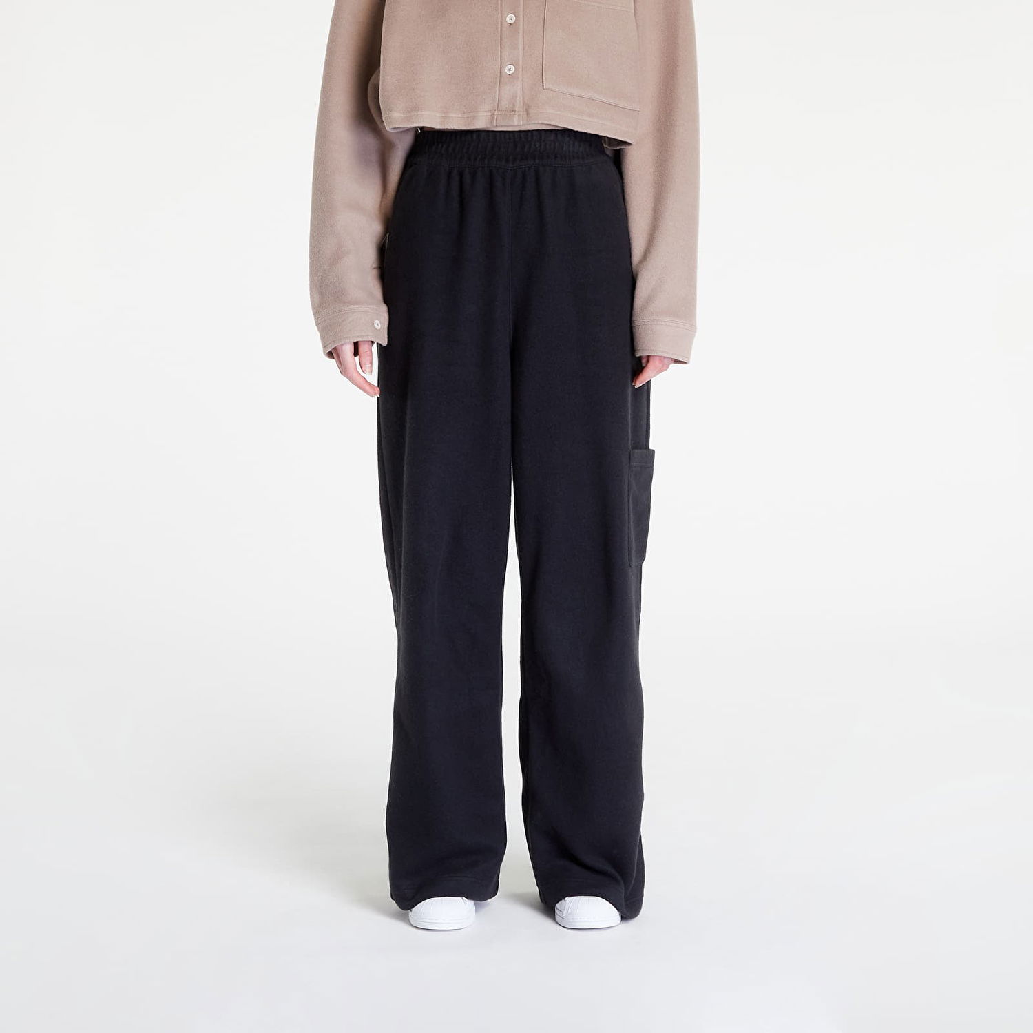 Спортни панталони Reebok Classics Reverse Fleece Wide Leg Pants Черно | HT7838, 0