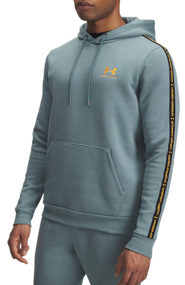 Суитчър Under Armour Icon Fleece Hooded Sweatshirt with Taping Тюркоазено | 1389356-587, 0