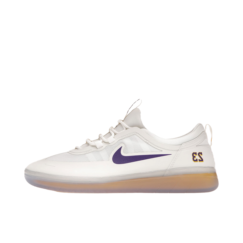 Кецове и обувки Nike SB Nyjah Free 2 Lakers Бяло | DA3439-100