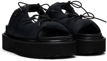 Аксесоари Simone Rocha Simone Rocha Platform Ghillie Sandals Черно | SLD50B 0798, 3